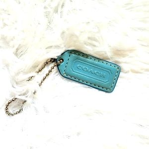 Coach leather hangtag